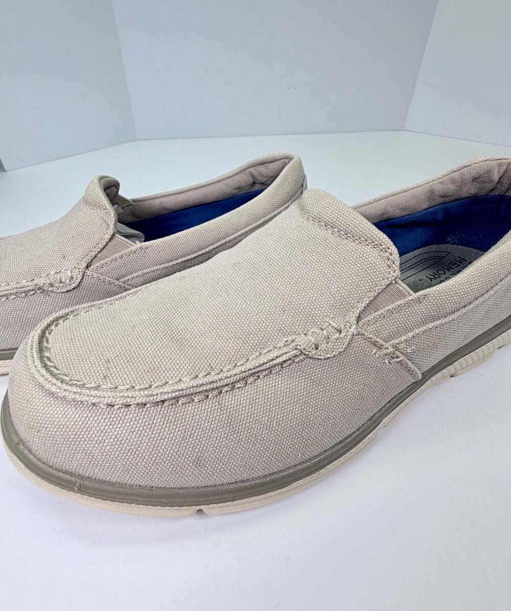 Nunn Bush Men's Canvas Slip-On Loafers Size 9M